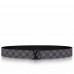 Louis Vuitton LV Initiales 40MM Belt In Damier Graphite Canvas M9808S Louis Vuitton LV Initiales 40MM Belt In Damier Graphite Canvas M9808S