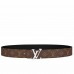 Louis Vuitton LV Initiales Reversible 40MM Belt In Monogram Leather M9821S Louis Vuitton LV Initiales Reversible 40MM Belt In Monogram Leather M9821S