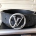 Louis Vuitton LV Crcle 35mm Belt In Monogram Eclipse Canvas M9931Q