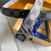 Louis Vuitton LV Initials 40MM Reversible Belt In Damier Graphite Canvas MP314V Louis Vuitton LV Initials 40MM Reversible Belt In Damier Graphite Canvas MP314V