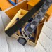 Louis Vuitton LV Initials 40MM Reversible Belt In Damier Graphite Canvas MP314V Louis Vuitton LV Initials 40MM Reversible Belt In Damier Graphite Canvas MP314V