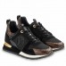 Louis Vuitton Women's Run Away Sneakers In Monogram Suede Louis Vuitton Women's Run Away Sneakers In Monogram Suede