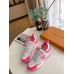 Louis Vuitton Women's Run Away Sneakers In Rose Suede Louis Vuitton Women's Run Away Sneakers In Rose Suede