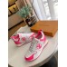 Louis Vuitton Women's Run Away Sneakers In Rose Suede Louis Vuitton Women's Run Away Sneakers In Rose Suede