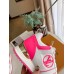 Louis Vuitton Women's Run Away Sneakers In Rose Suede Louis Vuitton Women's Run Away Sneakers In Rose Suede