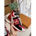 Louis Vuitton Women's Run Away Sneakers In Red Louis Vuitton Women's Run Away Sneakers In Red