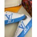 Louis Vuitton White Time Out Sneakers with Blue Outsole Louis Vuitton White Time Out Sneakers with Blue Outsole