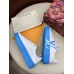 Louis Vuitton White Time Out Sneakers with Blue Outsole Louis Vuitton White Time Out Sneakers with Blue Outsole