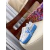Louis Vuitton White Time Out Sneakers with Blue Outsole Louis Vuitton White Time Out Sneakers with Blue Outsole