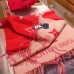 Louis Vuitton Red Reykjavik Scarf M70813