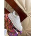 Louis Vuitton White Time Out Sneakers with Silver Signature Louis Vuitton White Time Out Sneakers with Silver Signature