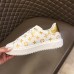 Louis Vuitton Time Out Sneakers with Gold Monogram Flowers