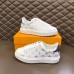 Louis Vuitton Time Out Sneakers with Silver Monogram Flowers