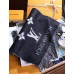 Louis Vuitton Black Reykjavik Scarf M71040
