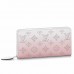 Louis Vuitton Zippy Wallet In Gradient Mahina Leather M80490 Louis Vuitton Zippy Wallet In Gradient Mahina Leather M80490