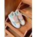 Louis Vuitton Time Out Sneakers In Light Blue Monogram Lambskin Louis Vuitton Time Out Sneakers In Light Blue Monogram Lambskin