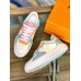 Louis Vuitton Time Out Sneakers In Light Blue Monogram Lambskin Louis Vuitton Time Out Sneakers In Light Blue Monogram Lambskin