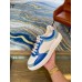 Louis Vuitton Time Out Sneakers In Blue Monogram Lambskin Louis Vuitton Time Out Sneakers In Blue Monogram Lambskin