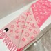 Louis Vuitton Pink Daily LV Scarf M76699 Louis Vuitton Pink Daily LV Scarf M76699