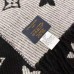 Louis Vuitton Black Daily LV Scarf M76701