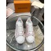 Louis Vuitton Time Out Sneakers In Red Printed Leather Louis Vuitton Time Out Sneakers In Red Printed Leather
