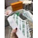 Louis Vuitton Time Out Sneakers In Green Printed Leather