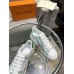 Louis Vuitton Time Out Sneakers In Green Printed Leather