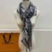 Louis Vuitton Black Monogram Denim Shawl M71378