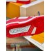 Louis Vuitton Men's LV Trainer Sneakers In White/Red Leather Louis Vuitton Men's LV Trainer Sneakers In White/Red Leather