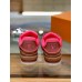 Louis Vuitton Men's LV Trainer Sneakers In Rose Leather Louis Vuitton Men's LV Trainer Sneakers In Rose Leather