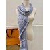 Louis Vuitton Light Blue Monogram Denim Shawl M71382
