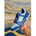 Louis Vuitton Men's LV Trainer Sneakers In Blue Leather Louis Vuitton Men's LV Trainer Sneakers In Blue Leather