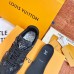 Louis Vuitton Men's LV Trainer Sneakers In Black Denim Leather Louis Vuitton Men's LV Trainer Sneakers In Black Denim Leather