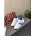 Louis Vuitton White Time Out Sneakers with Blue Printed Louis Vuitton White Time Out Sneakers with Blue Printed