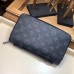 Louis Vuitton Zippy XL Wallet In Monogram Eclipse Canvas M61698 Louis Vuitton Zippy XL Wallet In Monogram Eclipse Canvas M61698