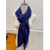 Louis Vuitton Blue Monogram Shawl M72412 Louis Vuitton Blue Monogram Shawl M72412
