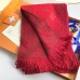 Louis Vuitton Red Logomania Scarf M72432