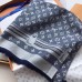 Louis Vuitton Blue Studdy Denim Monogram Shawl M73698 Louis Vuitton Blue Studdy Denim Monogram Shawl M73698