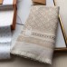 Louis Vuitton Beige Studdy Denim Monogram Shawl M73699 Louis Vuitton Beige Studdy Denim Monogram Shawl M73699