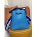 Louis Vuitton Blue Epi Neonoe BB Bag With Jacquard Strap M57691