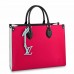 Louis Vuitton Onthego MM Bag In Red Epi Leather M56229 Louis Vuitton Onthego MM Bag In Red Epi Leather M56229