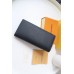 Louis Vuitton Brazza Wallet In Black Taiga Leather M30791