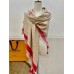 Louis Vuitton Beige On The Edge Monogram Shawl M76371 Louis Vuitton Beige On The Edge Monogram Shawl M76371