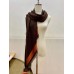 Louis Vuitton Brown On The Edge Monogram Shawl M76465