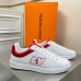 Louis Vuitton Luxembourg Sneakers with Red Leather Heel Louis Vuitton Luxembourg Sneakers with Red Leather Heel
