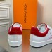 Louis Vuitton Luxembourg Sneakers with Red Leather Heel Louis Vuitton Luxembourg Sneakers with Red Leather Heel