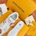 Louis Vuitton LV Trainer Sneakers with Red Heart Logo Louis Vuitton LV Trainer Sneakers with Red Heart Logo