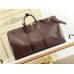 Louis Vuitton Keepall Bandouliere 55 Bag In Damier Ebene Canvas N41414