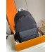 Louis Vuitton Backpack In Black LV Aerogram Leather M57079 Louis Vuitton Backpack In Black LV Aerogram Leather M57079