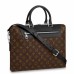Louis Vuitton Porte-Documents Jour In Monogram Macassar Canvas M54019